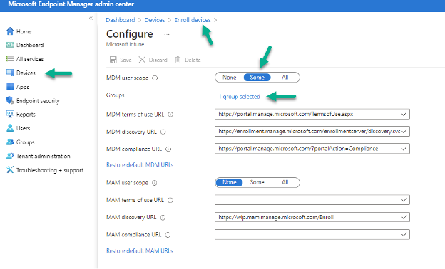 MEM-configure