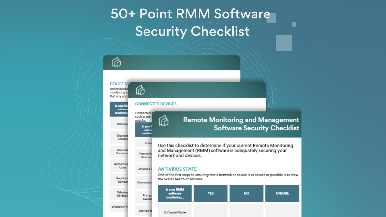 RMM Security Checklist
